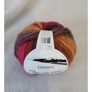 Desert Classic Elite Yarn 100%‎ Wool Multi Color Skein 2085